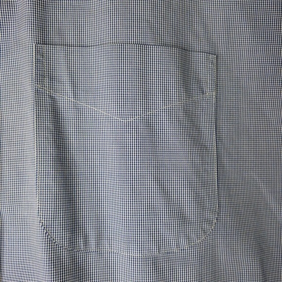 Brooks Brothers Button Up Shirt Mens 17.5 4/5 Long Sleeve Blue Check Cotton - Picture 2 of 13